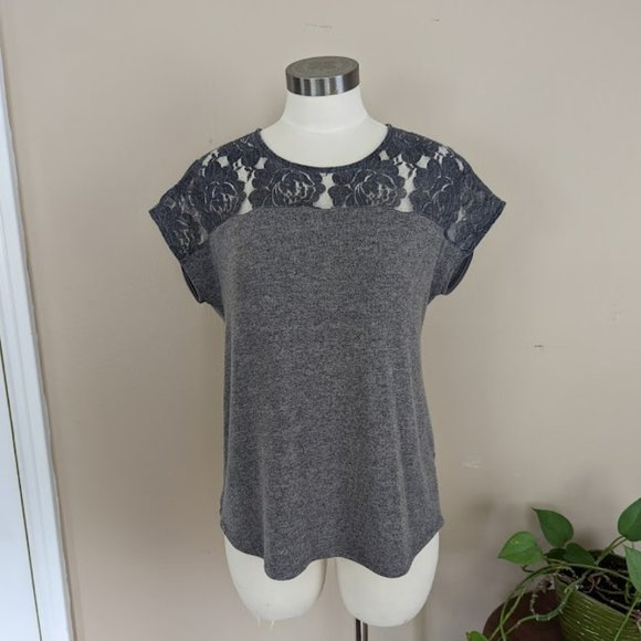 Faith and Joy lace sweater - Picture 2 of 9